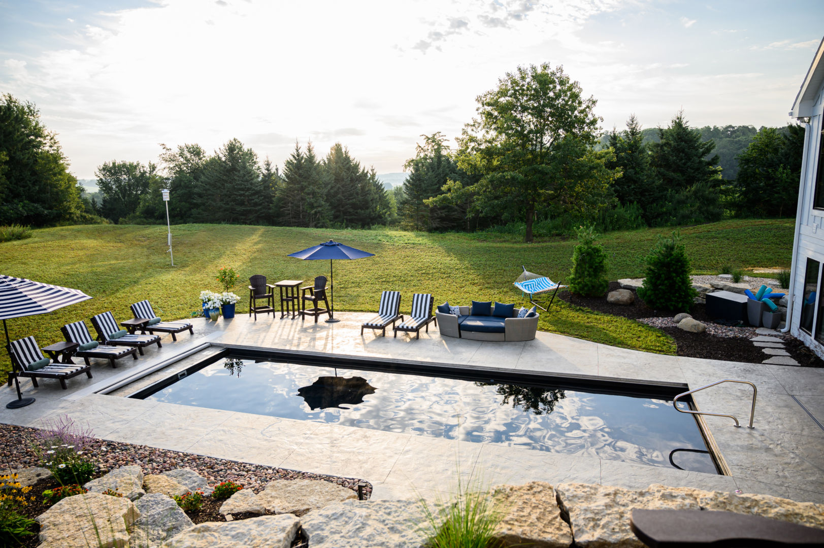 Chairs around pool deals