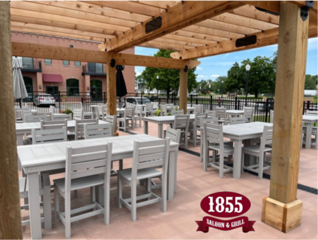Seating for your outdoor patio space at restaurants, apartment communities, multi-family housing, corporate campus.